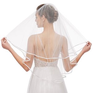Bridal Veil Wedding Veil Women's Simple Tulle Short Bachelorette Party
