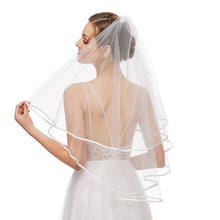 Load image into Gallery viewer, Bridal Veil Wedding Veil Women&#39;s Simple Tulle Short Bachelorette Party

