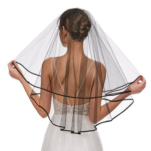 Bridal Veil Wedding Veil Women's Simple Tulle Short Bachelorette Party