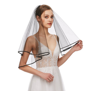 Bridal Veil Wedding Veil Women's Simple Tulle Short Bachelorette Party