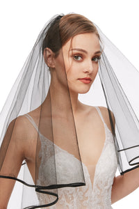 Bridal Veil Wedding Veil Women's Simple Tulle Short Bachelorette Party