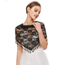 Load image into Gallery viewer, Mantilla Veil Triangle Lace Veils Mass Head Cover Church Bridal Veil for Wedding Bridesmaids
