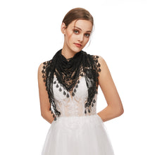 Load image into Gallery viewer, Mantilla Veil Triangle Lace Veils Mass Head Cover Church Bridal Veil for Wedding Bridesmaids
